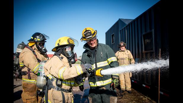 Nebraska Fire School. Photo by Taylor Anderson.
