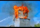 A training burn was held in Clarksville on May 7. The Clarksville Fire Department conducted a training burn at an old mill. Numerous area fire departments participated in the burn. Photos by Larry Klodt.